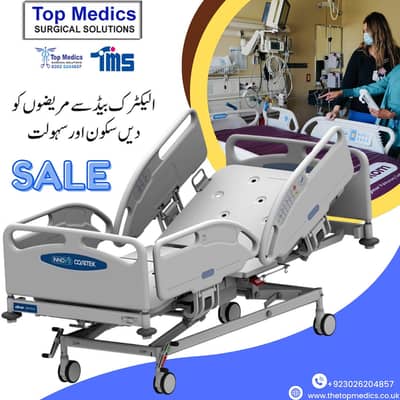 Paitent bed - Hospital Bed - Electric bed Surgical bed ICU Bed UK