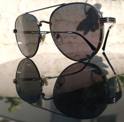 Dior Black Metallic Sunglasses