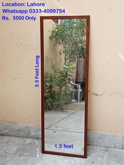 Brand New 3.5 ft Long Mirror With Frame