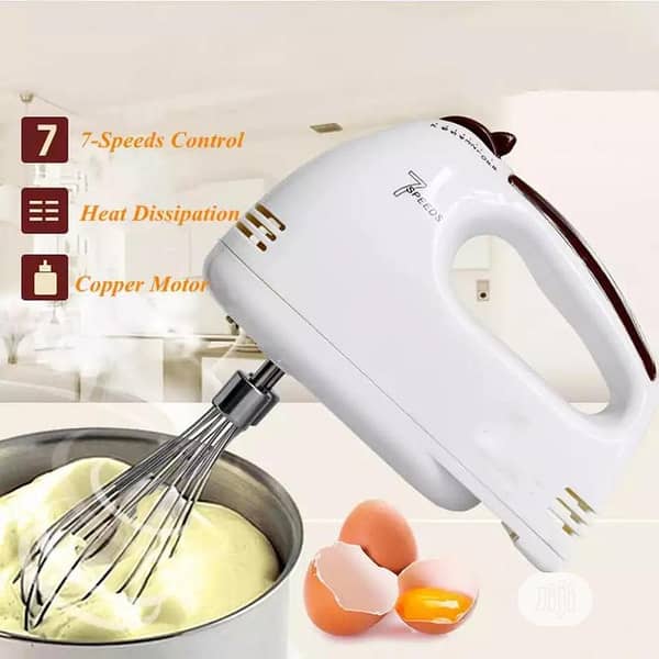 Scarlett 7 Speedy Super Hand Mixer With Chrome Beater + Dough Hook