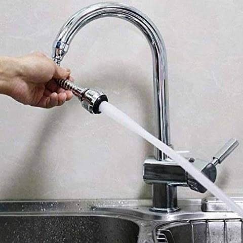 Turbo Flex 360 Hands-Free Swivel Spray Hose for Faucets