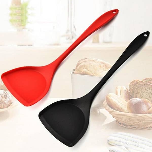 Non-stick Silicone Shovel Nylon Silicone Cookware Kitchen Cooking Tool Kitchen Spatula Silicone Heat-resis Shovel