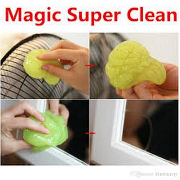 Car Cleaning Gel for Tools, Keyboard, and Dashboard – Super Clean Slimy Gel for Detailing