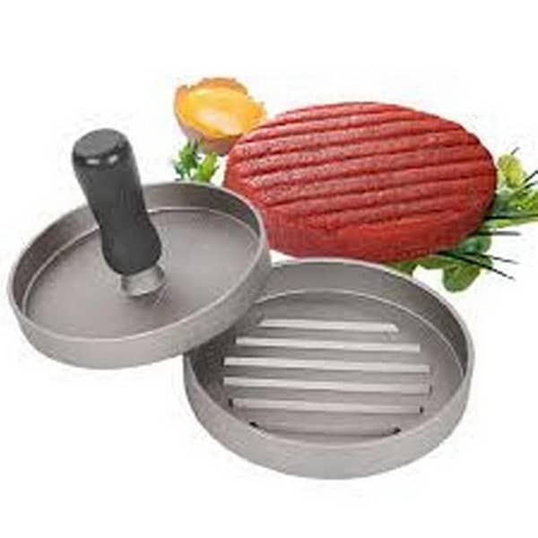 Burger Press Hamburger Maker Non Stick Aluminium Patty Mould for Your Grill Oven or BBQ Stuffed Burger Patties
