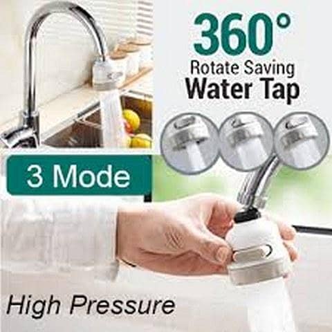 360 Degree Rotatable Adjustable Kitchen Faucet Aerator with Water-Saving Features and 3 Modes