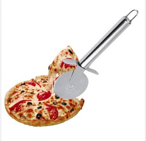 Pizza Cutter Wheel, Quality Stainless Steel Pizza Cutter, Very Sharp Pizza Cutter Slicer with Non Slip Handle, Easy to Clean