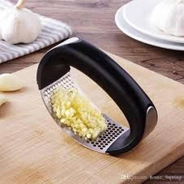 Multi-Function Stainless Steel Garlic Presser Manual Garlic Crusher Chopper Fruit Vegetable Cooking Tools Home Kitchen