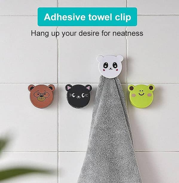 Wall-Mounted Self Adhesive Dish Towel Holder for Kitchen and Bathroom