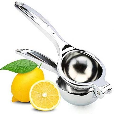 Stainless Steel Manual Single Press Lemon Squeezer - Silver