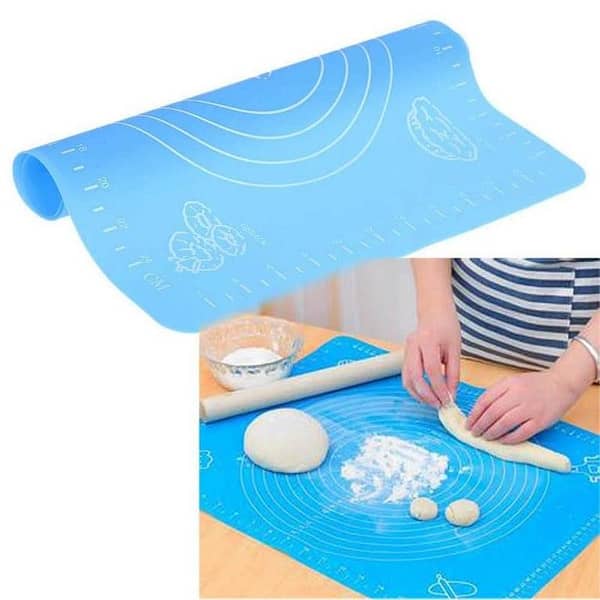 Silicone Baking Mat with Measurements – Heat Resistant, BPA Free, Non-Stick Pastry Mat for Rolling Dough – Easy to Clean Silicone Mat
