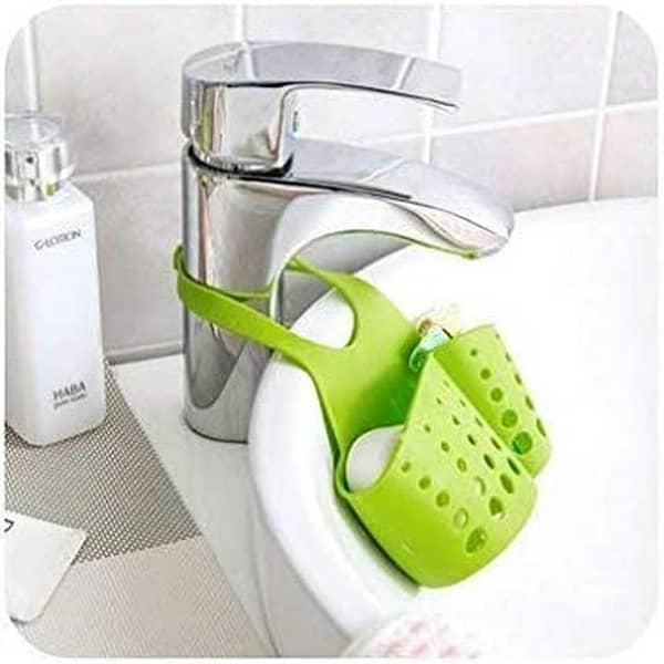 Adjustable Portable Sponge Storage Rack for Kitchen and Bathroom Sink