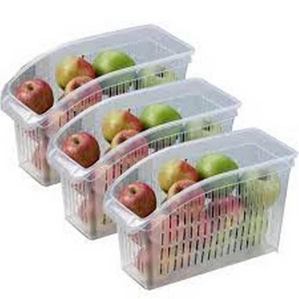 New Refrigerator Food Handle Storage Basket Picnic Basket Kitchen Spices Desktop Baskets Sundries Fruit Vegetable Storage Baskets