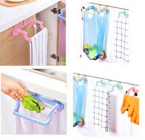 Stainless Steel 3-Swing Arm Towel Hanger with Suction Cup for Bathroom and Kitchen