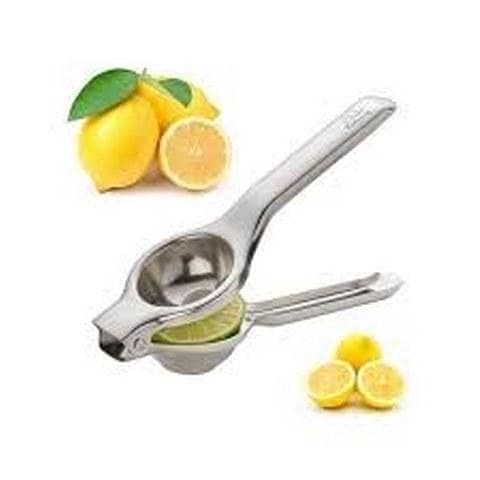 Stainless Steel Lemon Squeezer with Single Press Design