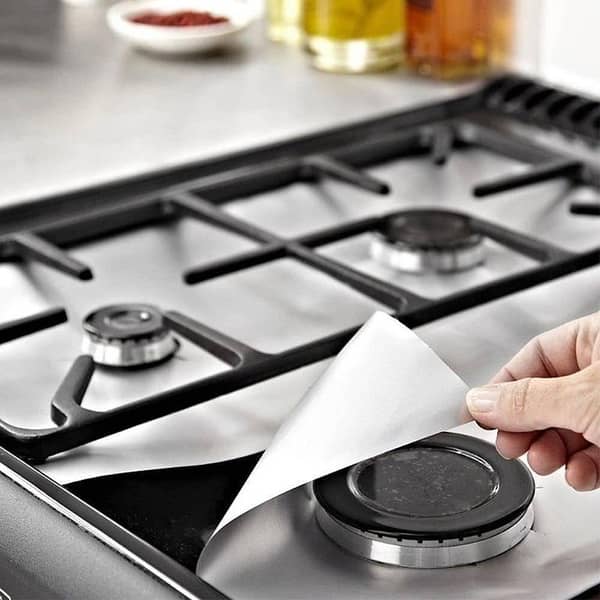 1Pc Gas Hob Range Protectors - Reusable Non-Stick Stove Mats with Double Thickness