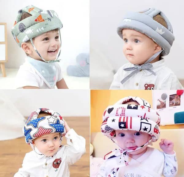Adjustable Soft Helmet for Toddlers - Baby Safety Anti-Collision Cap