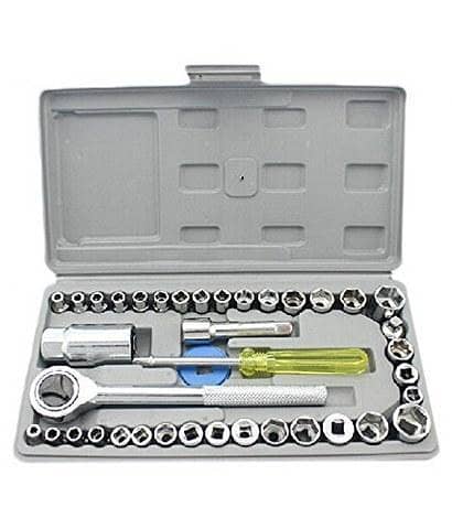 Aiwa 40-Piece Tool Kit in Silver