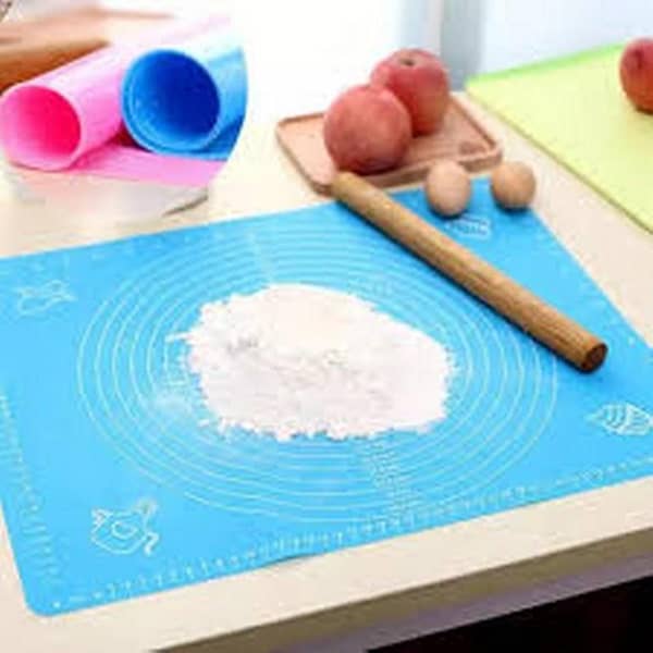 Reusable Non-Stick Dough Mat Silicone Roti Measuring Mat Bakery Measuring Baking Mat Sheet Heat Resistance