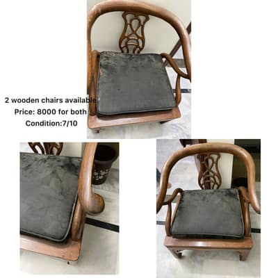 Sofa sets, Wooden Sati, and Wooden chairs