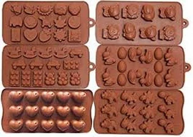 New Silicone Chocolate Mold 12 Shapes Chocolate baking Tools Non-stick Silicone cake mold Jelly and Candy Mold 3D mold DIY Good