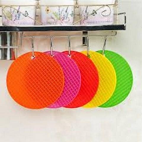 Silicone Trivet Mats - Heat Resistant Pot Holders and Non-Slip Drying Mats