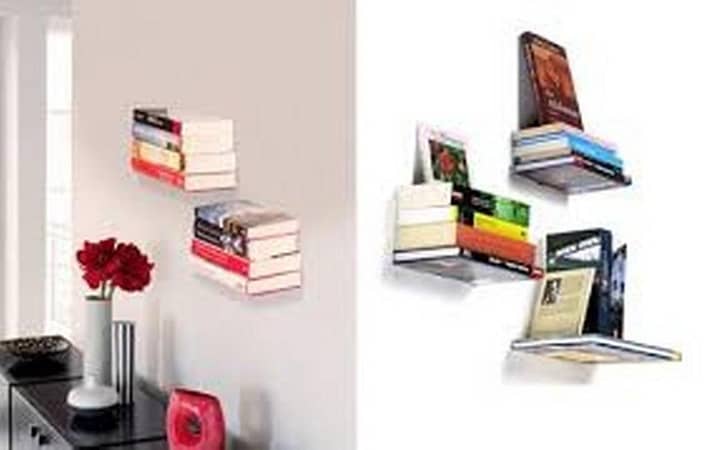 Book Rack, Bookshelf, Wall mounted bag shelf, Book organizer, Book storage, Wall Shelf, Shelf