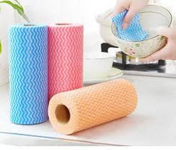 Disposable Cloth-like Dish Cleaning Towels Household Clean Tissue Paper Tool, Reusable All-Purpose Cleaner Wipes Absorbent Handy Napkin Dishcloth For Kitchen, Bathroom, Quick Dry