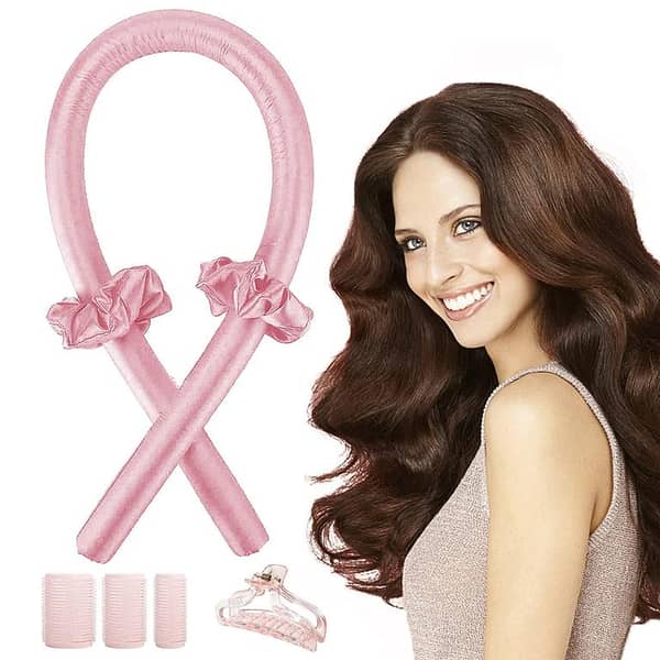 Heatless Hair Curlers For Long Hair Soft Wave DIY Hair Rollers Styling Tool