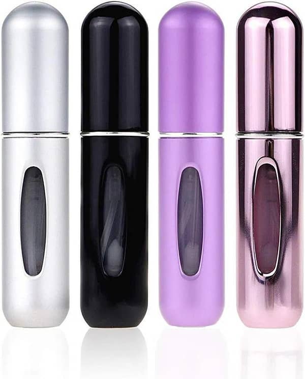Mini Refillable Empty Perfume Bottle, Portable Atomizer Spray Bottle, Travel Perfume Bottle