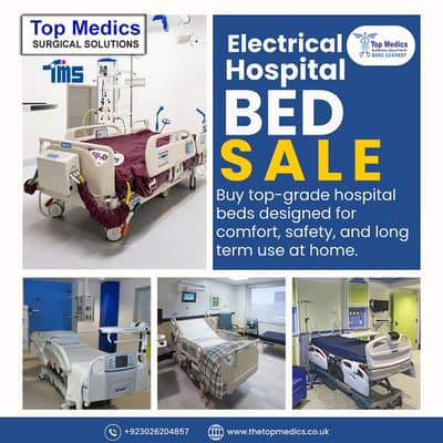 Paitent bed - Hospital Bed - Electric bed Surgical bed ICU Bed UK