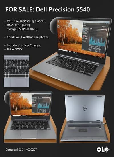 Dell Precision 5540 32GB Ram