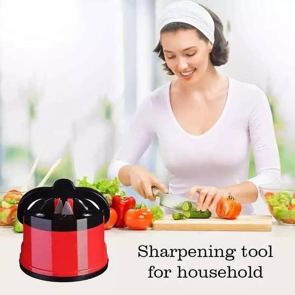 Knife Sharpener With Suction Pad Scissors Grinder Secure Suction Pad Kitchen Sharpening Tool