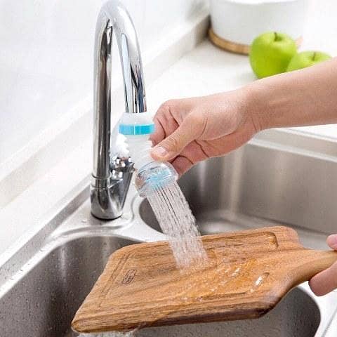 360 Degree Water-Saving Tap Nozzle for Kitchen and Bathroom Faucets