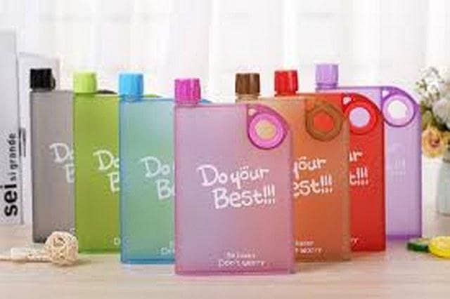 Ultra Slim Portable Stylish Notebook Water Bottle - Do Your Best!