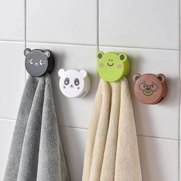Towel Clip Towel Plug Holder Towel Hanger Button Pressure Type Press Punch Free Wall Window Bathroom Kitchen Organizer Rack