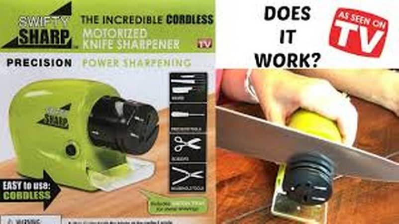 Swifty Quick Knife Sharpener - Handy Scissors Sharpener