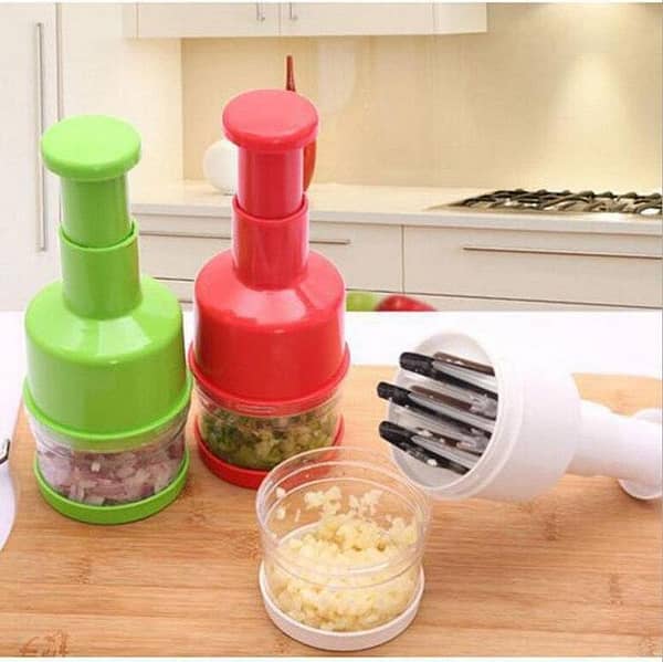 Kitchen Pressure Food Slicer Kitchen Gadget Cutter Peeler Vegetables Onion Garlic