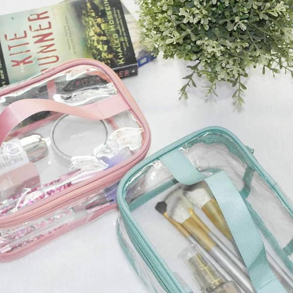 Professional Custom Transparent PVC Toiletry Bag for Women - Portable Clear Cosmetic Travel Bag