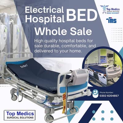 Medical bed -Electric ICU Patient Bed On Sale - Surgical bed