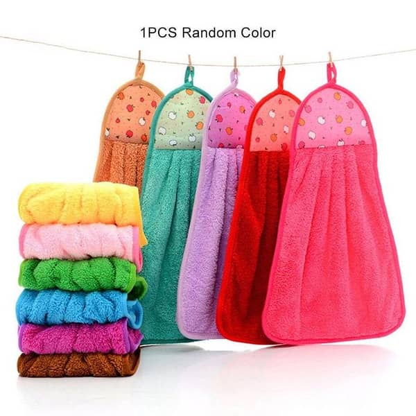 Kid's Soft Coral Fleece Towels for Wiping Sweat and Handy Use
