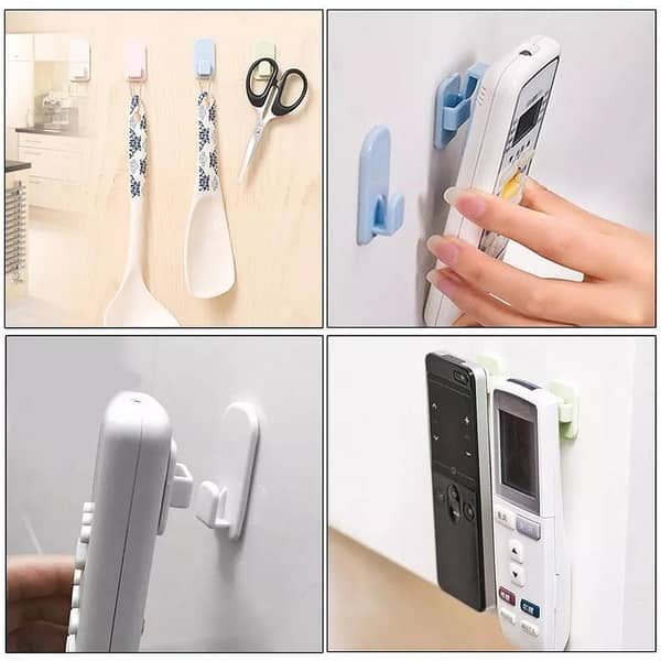 Pack Of 2 TV AC Wall Remote Holder