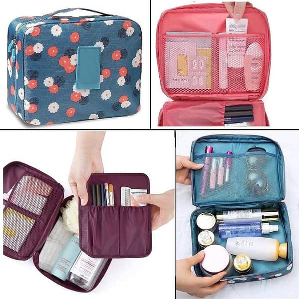 Cosmetic Bag for Makeup and Skincare Essentials