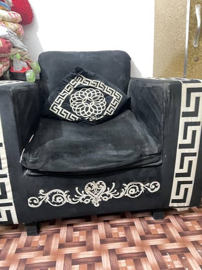 one 3 sitters sofa and second 1 sitter