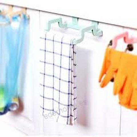 Stainless Steel 3-Arm Towel Hanger with Suction Cups for Bathroom and Kitchen