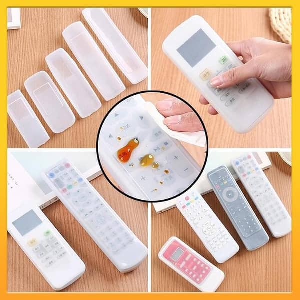 Silicone Remote Cover Transparent Dust Proof Protective Cover