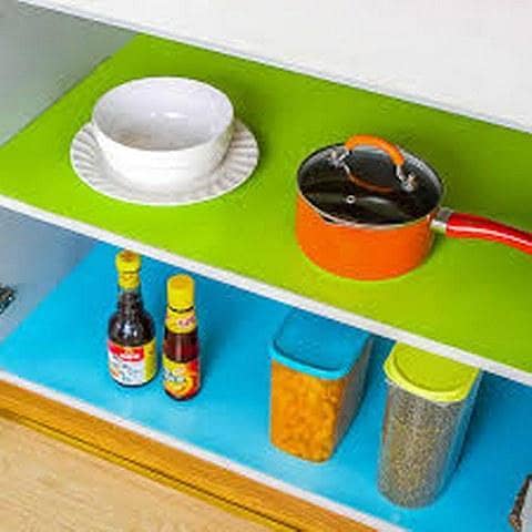 Multipurpose PVC Anti-Slip Shelf Liner Roll for Cupboards and Drawers