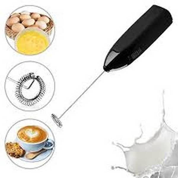 Handheld Electric Milk Frother and Whisk for Cappuccinos and Coffee