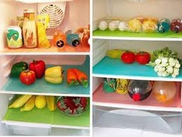 Anti-Fouling Waterproof Refrigerator and Drawer Mat (Random Colour) - 17 x 12 inches