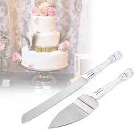 2Pcs Wedding Cake Knife Shovel Set Cake Shovel Cutter Knife Set Wedding Cake Birthday Gift Party Decor