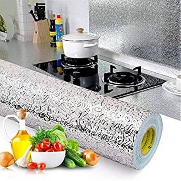 Oil-Proof Aluminium Foil Sheet for Kitchen Wardrobes and Cabinets